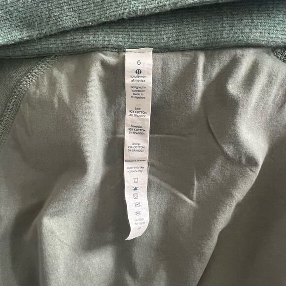 Lululemon To Class Textured Green Button Down Double Collar Cardigan Jacket - Picture 15 of 15